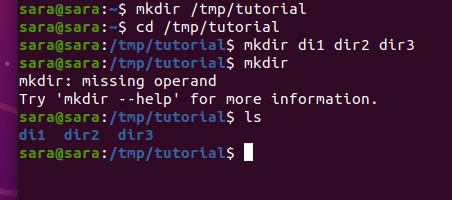 mkdir